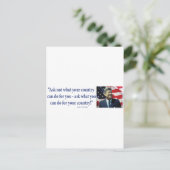 Carte Postale John F Kennedy (Debout devant)