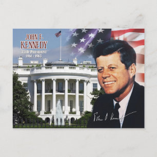 Carte Postale John F. Kennedy - 35e président des États-Unis