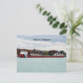 Carte postale John G. Munson Port Huron (Debout devant)