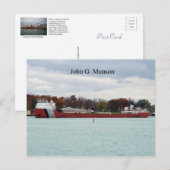 Carte postale John G. Munson Port Huron (Devant / Derrière)