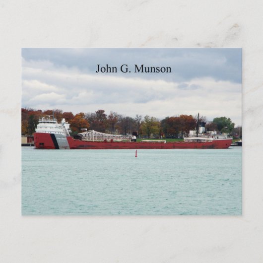 Carte postale John G. Munson Port Huron (Devant)