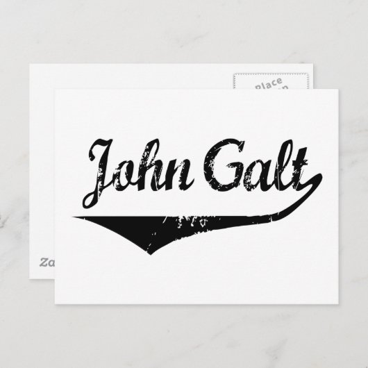 Carte Postale John Galt (Devant / Derrière)
