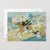 Carte Postale John Gilpin équitation à Edmonton (Devant / Derrière)