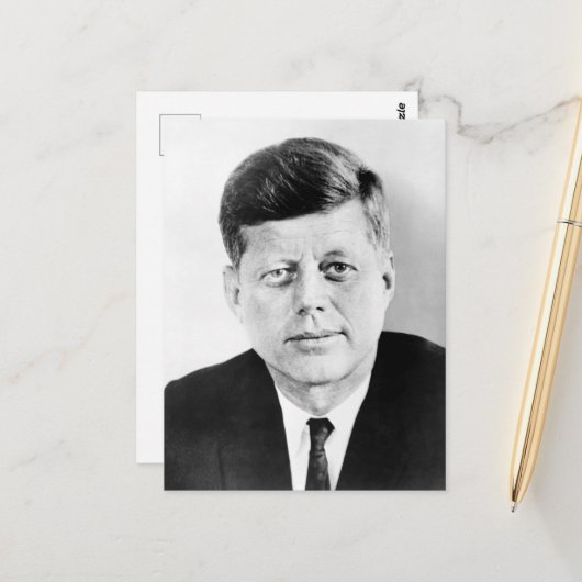 Carte Postale John Jack Kennedy Maison Blanche présidentielle am (Devant/Arrière en situation)