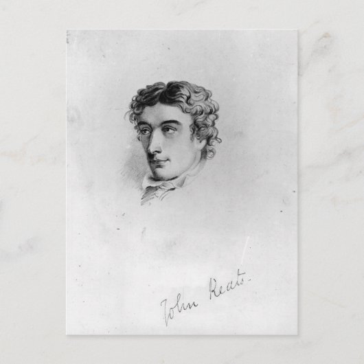 Carte Postale John Keats (Devant)