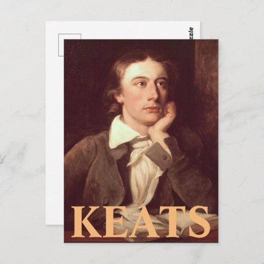 Carte Postale John Keats (Devant / Derrière)
