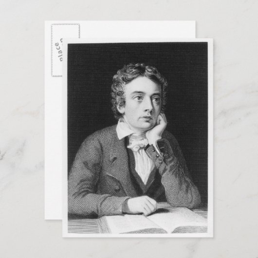 Carte Postale John Keats (Devant / Derrière)