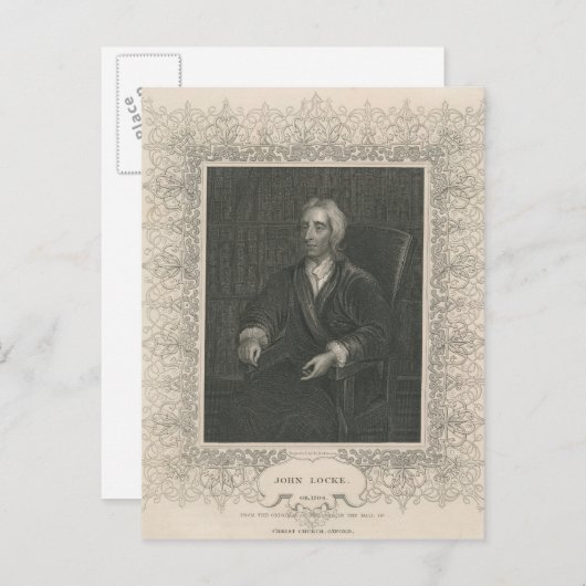 Carte Postale John Locke (Devant / Derrière)