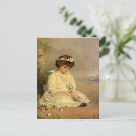 Carte Postale John Millais - Le bleu foncé de Little Speedwell (Debout devant)