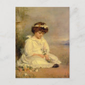 Carte Postale John Millais - Le bleu foncé de Little Speedwell (Devant)