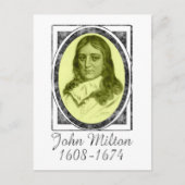 Carte Postale John Milton (Devant)