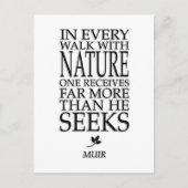 Carte Postale John Muir (Devant)