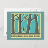 Carte Postale John Muir Citation (Devant / Derrière)