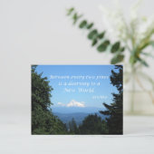 Carte Postale John Muir : "Entre deux pins est une porte" (Debout devant)