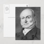 Carte Postale John Quincy Adams (Devant / Derrière)