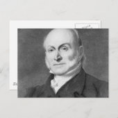 Carte Postale John Quincy Adams (Devant / Derrière)