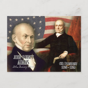 Carte Postale John Quincy Adams - 6e président des États-Unis