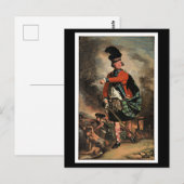 Carte Postale John S. Copley portrait de Hugh Montgomerie (Devant / Derrière)