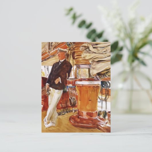 Carte Postale John Sargent- Capitaine Herbert M. Sears (Debout devant)