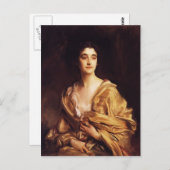 Carte Postale John Sargent - La comtesse de Rocksavage (Devant / Derrière)