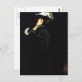 Carte Postale John Sargent - Un Vele Gonfie (Devant / Derrière)