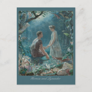 Carte Postale John Simmons Hermia et Lysandre Midsummer CC0751