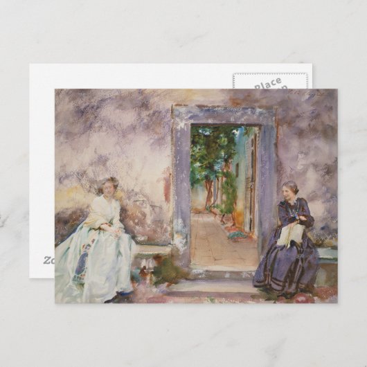 Carte Postale John Singer Sargent (Devant / Derrière)