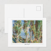Carte Postale John Singer Sargent #11 - Beaux-Arts (Devant / Derrière)