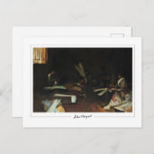 Carte Postale John Singer Sargent #14-2 - Beaux-Arts (Devant / Derrière)