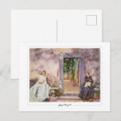 Carte Postale John Singer Sargent #171-2 - Beaux-Arts (Devant / Derrière)