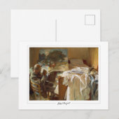 Carte Postale John Singer Sargent #17 - Beaux-Arts (Devant / Derrière)