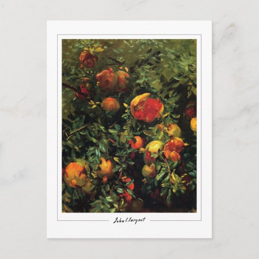 Carte Postale John Singer Sargent #186-2 - Beaux-Arts (Devant)