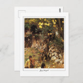 Carte Postale John Singer Sargent #20-2 - Beaux-Arts (Devant / Derrière)
