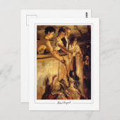 Carte Postale John Singer Sargent #215-2 - Beaux-Arts (Devant / Derrière)