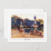 Carte Postale John Singer Sargent #227 - Beaux-Arts (Devant / Derrière)