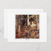 Carte Postale John Singer Sargent #24 - Beaux-Arts (Devant / Derrière)