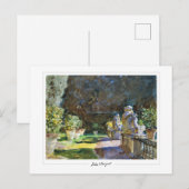 Carte Postale John Singer Sargent #3-2 - Beaux-Arts (Devant / Derrière)
