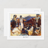 Carte Postale John Singer Sargent #462-2 - Beaux-Arts (Devant / Derrière)