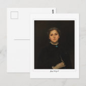 Carte Postale John Singer Sargent #4-2 - Beaux-Arts (Devant / Derrière)