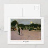 Carte Postale John Singer Sargent #5-2 - Beaux-Arts (Devant / Derrière)