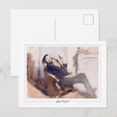 Carte Postale John Singer Sargent #6 - Beaux-Arts (Devant / Derrière)