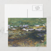 Carte Postale John Singer Sargent - Brook and Meadow (Devant / Derrière)
