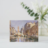 Carte Postale John Singer Sargent - Canal vénitien (Debout devant)