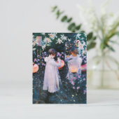 Carte Postale John Singer Sargent Carnation Lily Lily Rose (Debout devant)