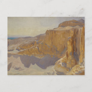 Carte Postale John Singer Sargent - Falaises à Deir el Bahri