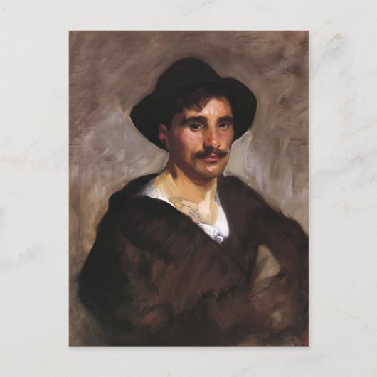 Carte Postale John Singer Sargent- Gondolier (Devant)