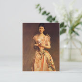 Carte Postale John Singer Sargent - Grace Woodhouse (Debout devant)