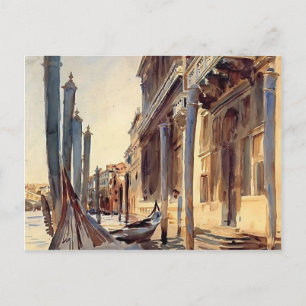 Carte Postale John Singer Sargent- Grand Canal, Venise