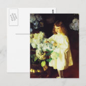 Carte Postale John Singer Sargent- Helen Sears (Devant / Derrière)