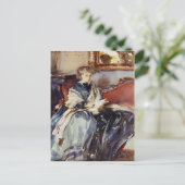 Carte Postale John Singer Sargent : La robe verte (Debout devant)